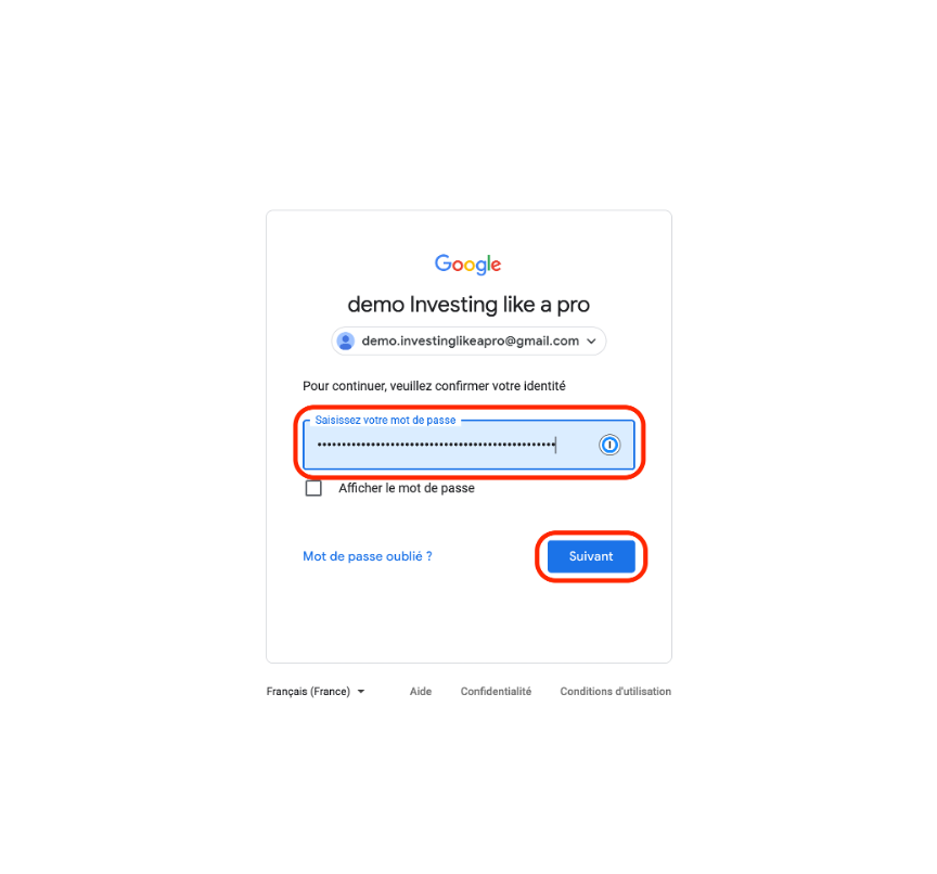 Etape 5:Activer la double authentification avec une application mobile sur Gmail